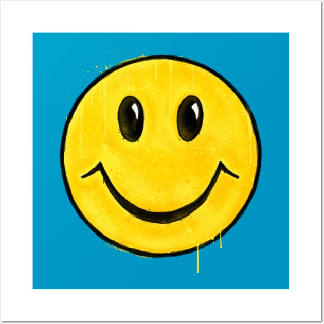 Smiley FX Wall Art by AndreKoeks